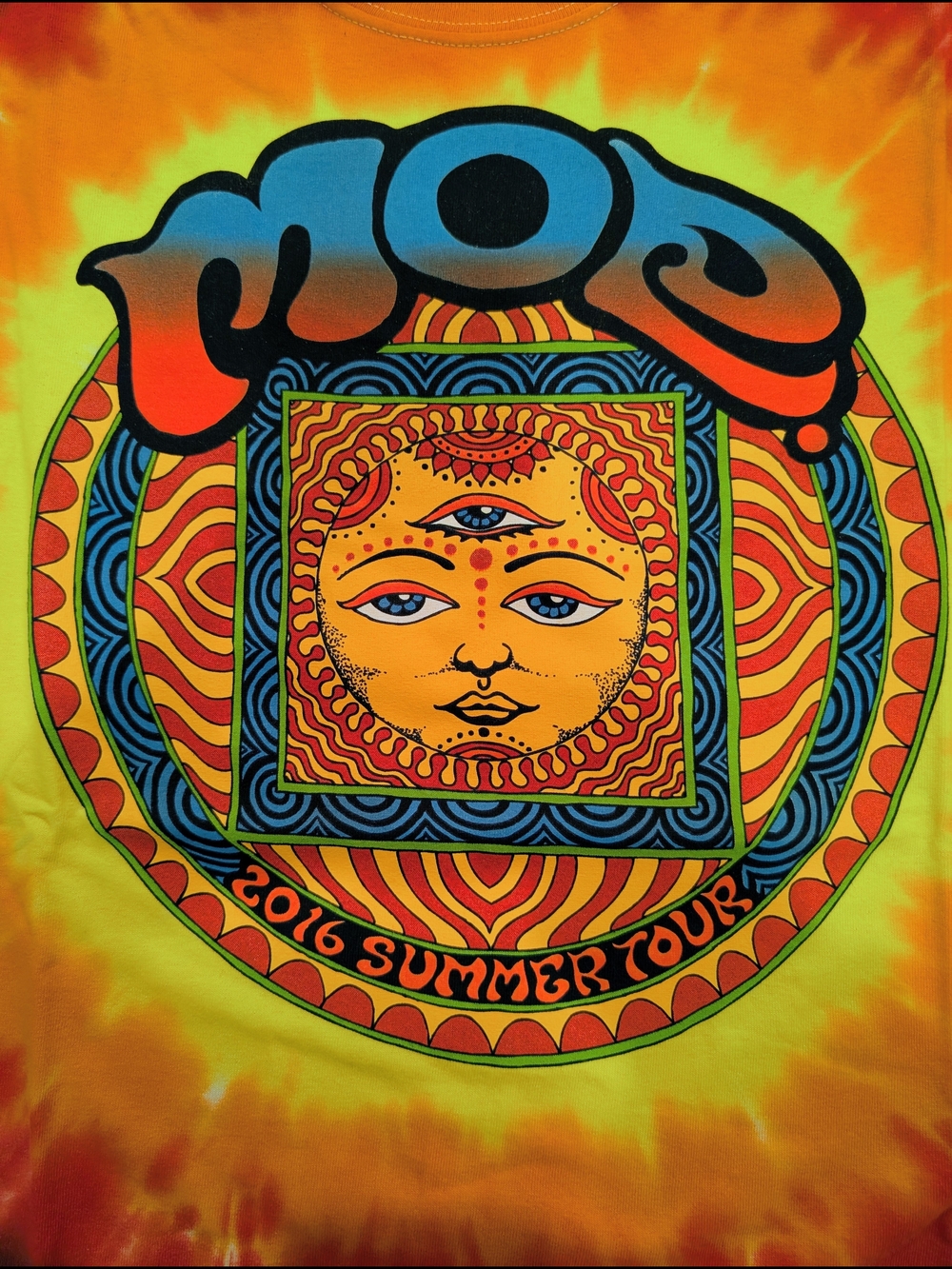 Vintage Moe 2016 Summer Tour T-shirt Tie Dye XL